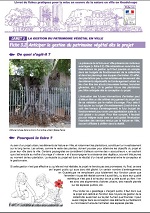 Livret 3 Fiche 2 : Anticiper la gestion du patrimoine végétal