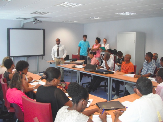 un auditoire attentif