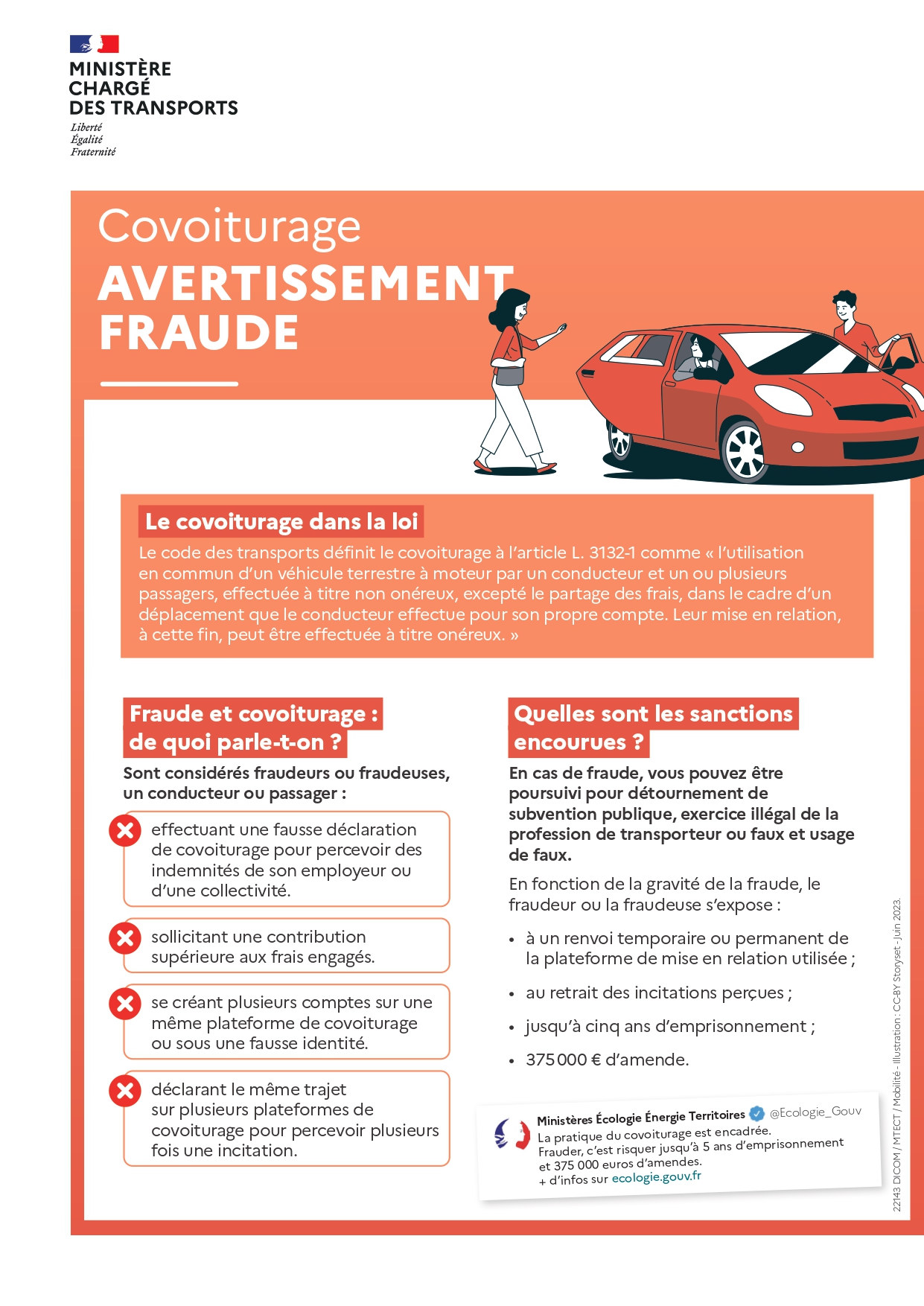 Flyer - Fraude covoiturage